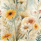 Chamomile Meadow Pattern 4 Minky Fabric