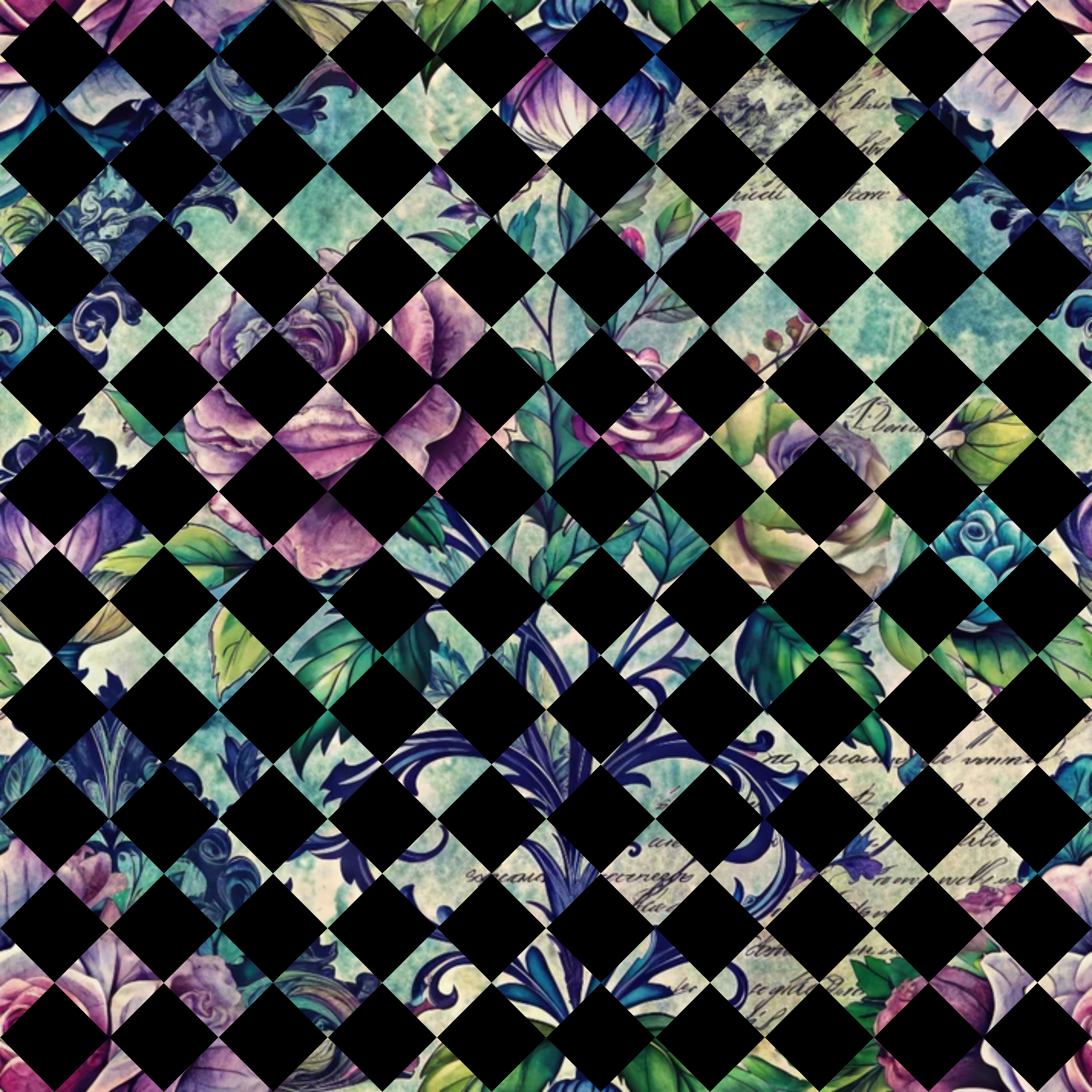 Love Letter Blooms Pattern 14 Minky Fabric