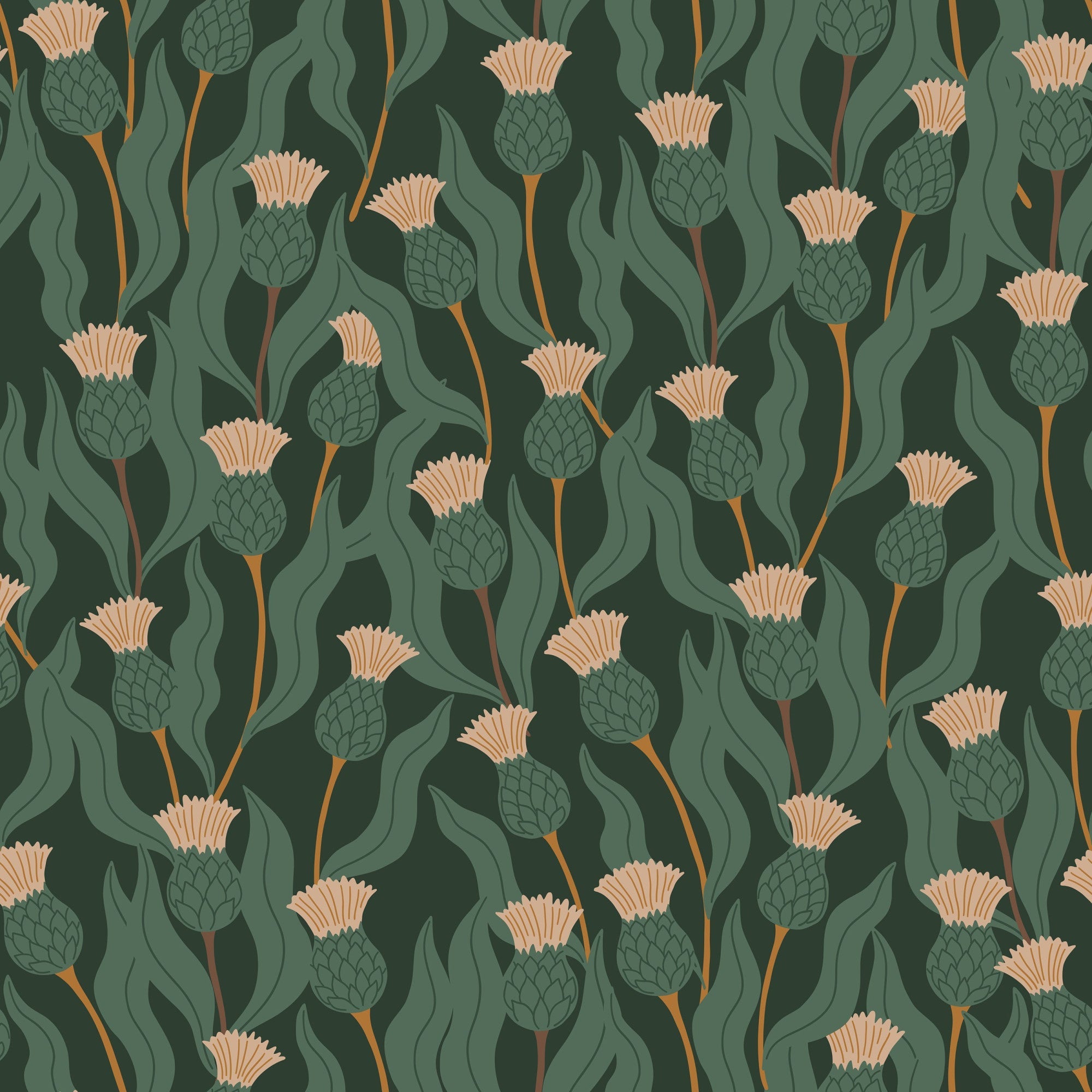 Woodland Wolves Pattern 5 Minky Fabric