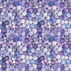 purple, lavender, blue, periwinkle, white, pearl pattern, circular design, gemstone motif, watercolor style, translucent pearls,, fabric panel, seamless pattern, organic shapes, iridescent effect, soft pastels, repeating circles, nature inspired, crafting material, sewing fabric