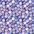 purple, lavender, blue, pink, white, pearls, circular pattern, geometric design, watercolor style, iridescent, lustrous, repeating motif,, fabric panel, ocean inspired, jewelry themed, soft pastels, seamless pattern, crafting material, sewing fabric