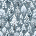 Snowy Pines Pattern 11 Minky Fabric
