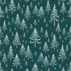 Snowy Pines Pattern 5 Minky Fabric