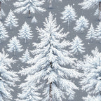 Snowy Pines Pattern 8 Minky Fabric
