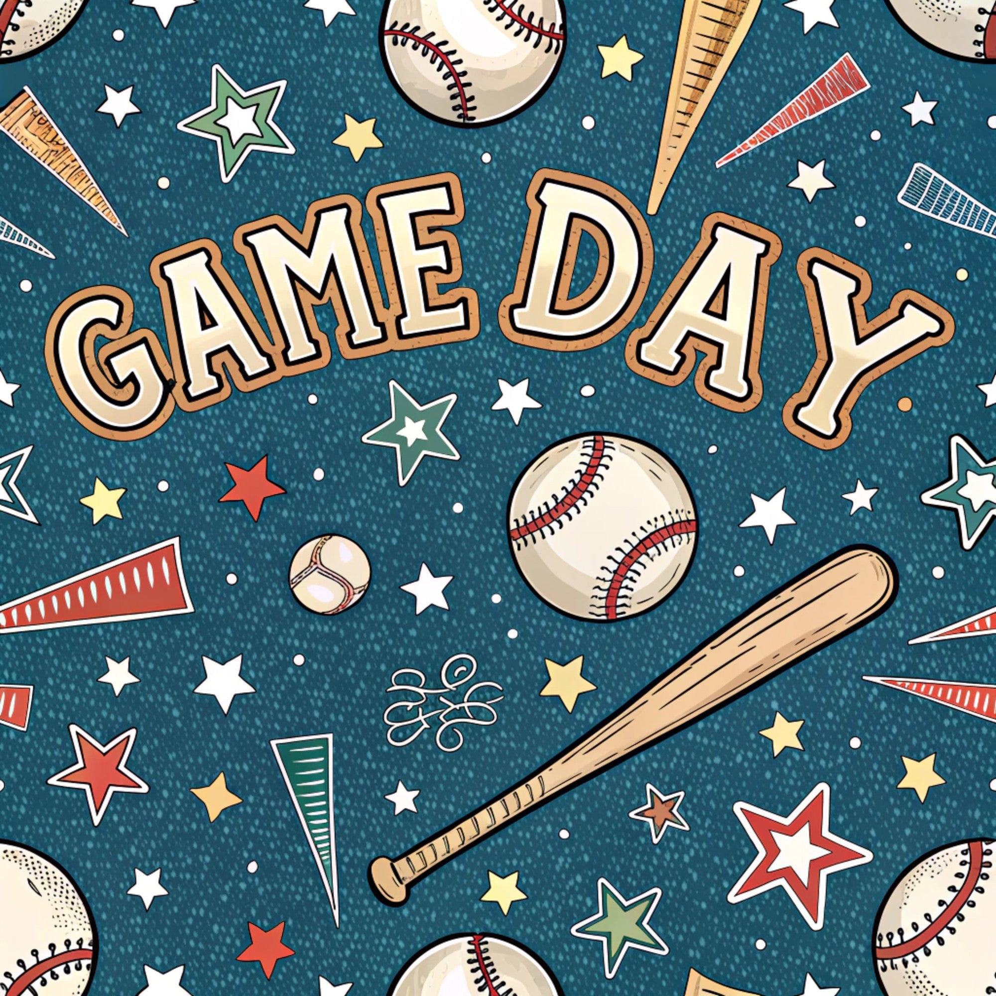 Game Day Pattern 19 Minky Fabric