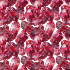 garnet, red gemstones, pink crystals, burgundy, crimson, rose pink, deep red, gemstone pattern, crystal design, geometric shapes, faceted gems, mineral pattern,, fabric panel, luxurious, sparkling, jewel tones, repeating pattern, realistic gemstones, elegant