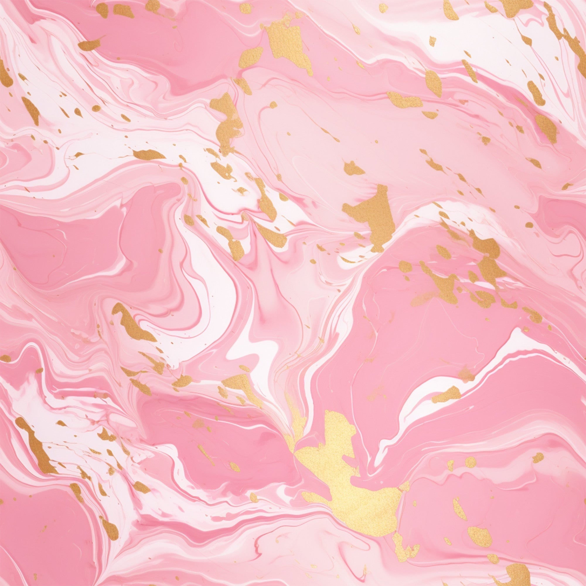 Gold and Pink Marble Pattern 1 Minky Fabric