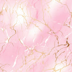 Gold and Pink Marble Pattern 3 Minky Fabric