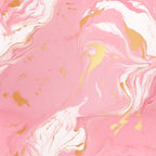 Gold and Pink Marble Pattern 4 Minky Fabric