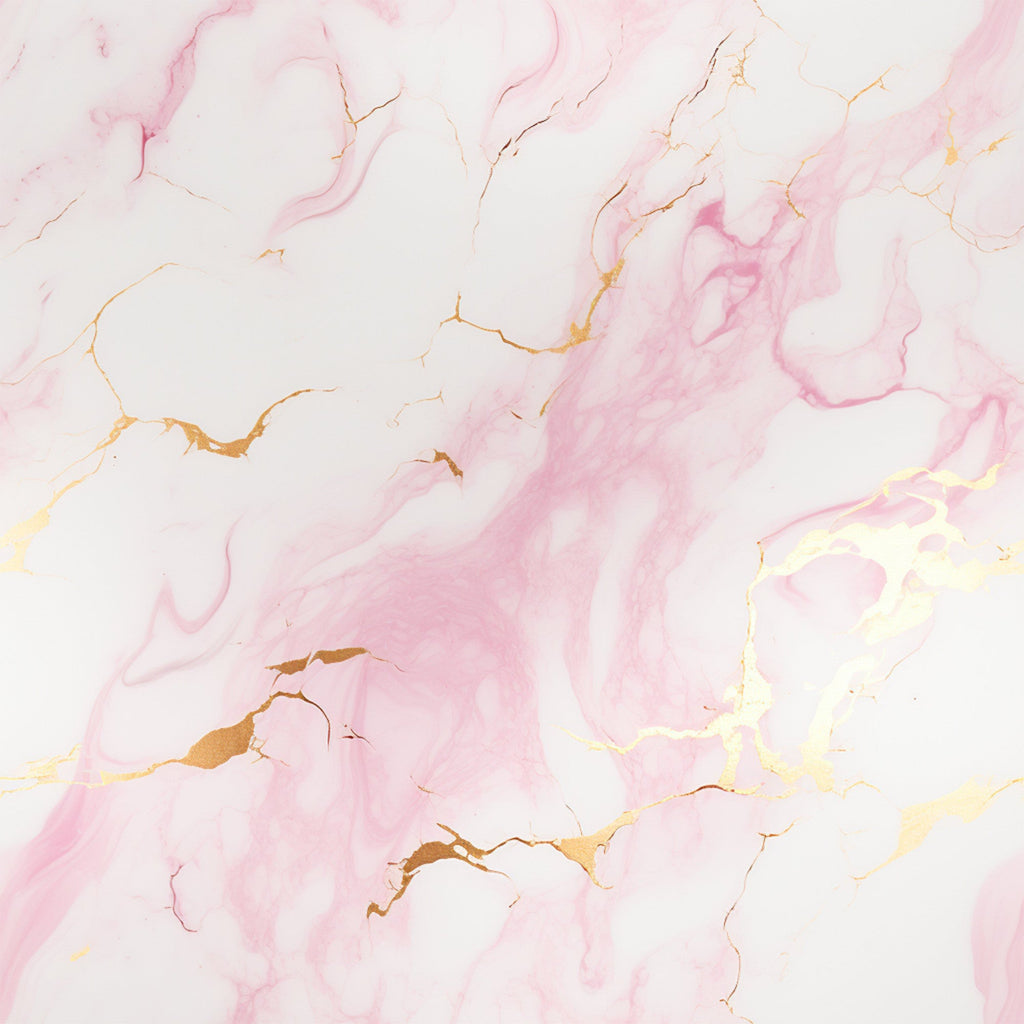Gold and Pink Marble Pattern 5 Minky Fabric