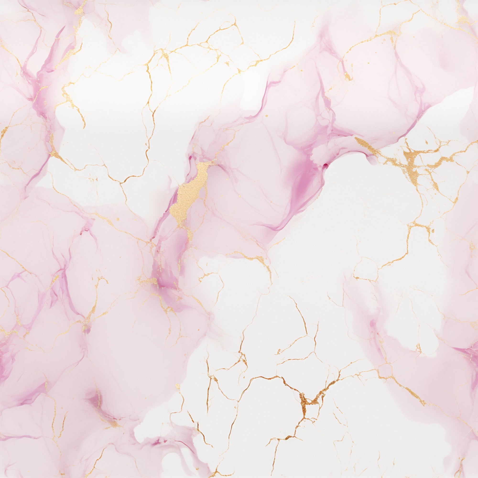 Gold and Pink Marble Pattern 6 Minky Fabric