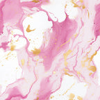 Gold and Pink Marble Pattern 7 Minky Fabric