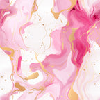 Gold and Pink Marble Pattern 8 Minky Fabric
