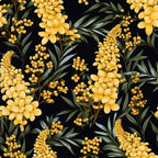 Goldenrod Flowers Pattern 2 Minky Fabric