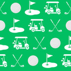 Tee Time Pattern 10 Minky Fabric