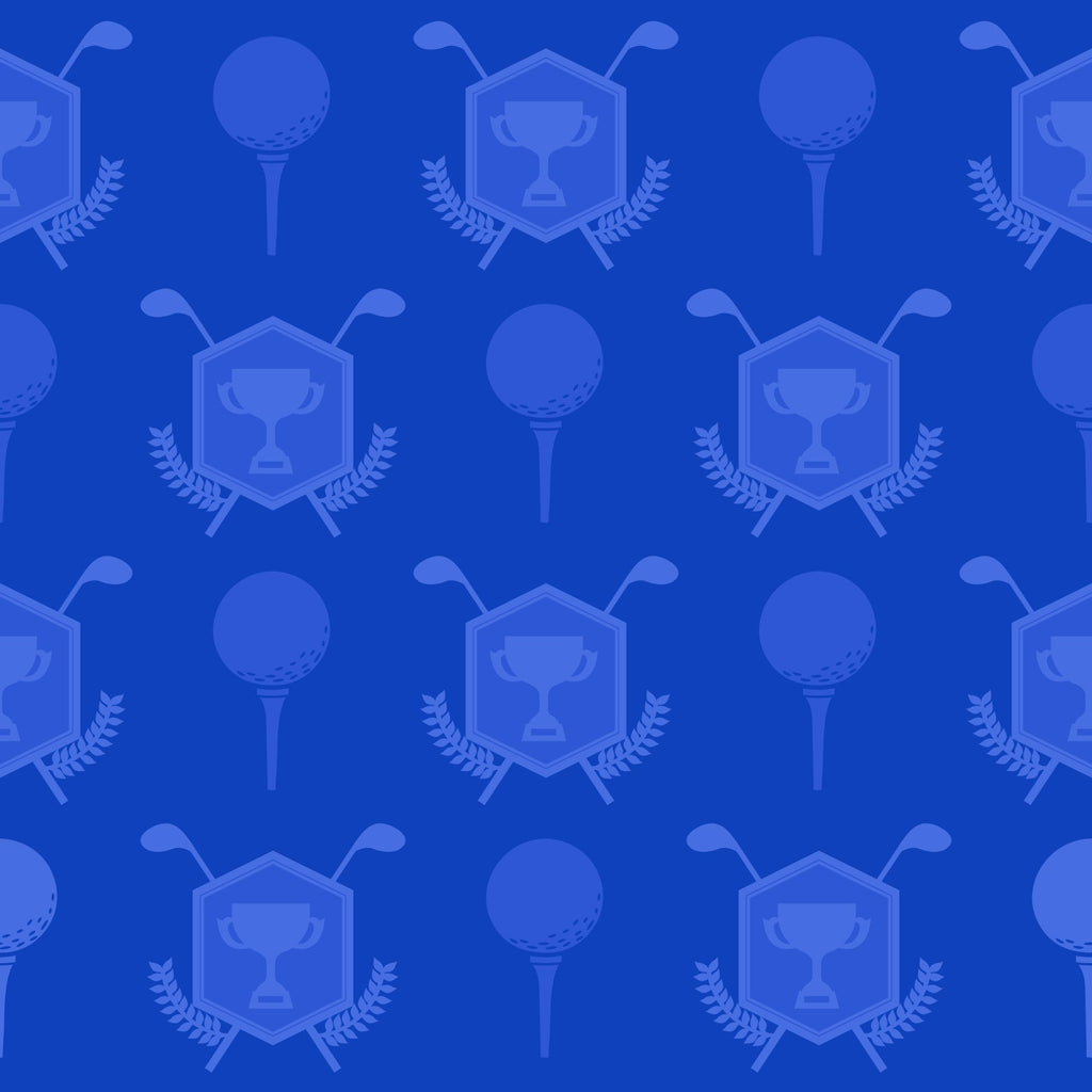 Tee Time Pattern 9 Minky Fabric