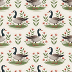 Gosling Garden Pattern 12 Minky Fabric