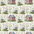 Gosling Garden Pattern 14 Minky Fabric