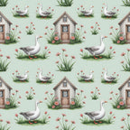 Gosling Garden Pattern 16 Minky Fabric