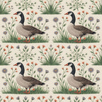 Gosling Garden Pattern 2 Minky Fabric