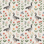 Gosling Garden Pattern 23 Minky Fabric