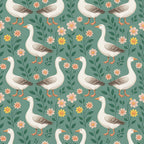Gosling Garden Pattern 28 Minky Fabric