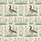 Gosling Garden Pattern 3 Minky Fabric