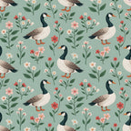 Gosling Garden Pattern 6 Minky Fabric