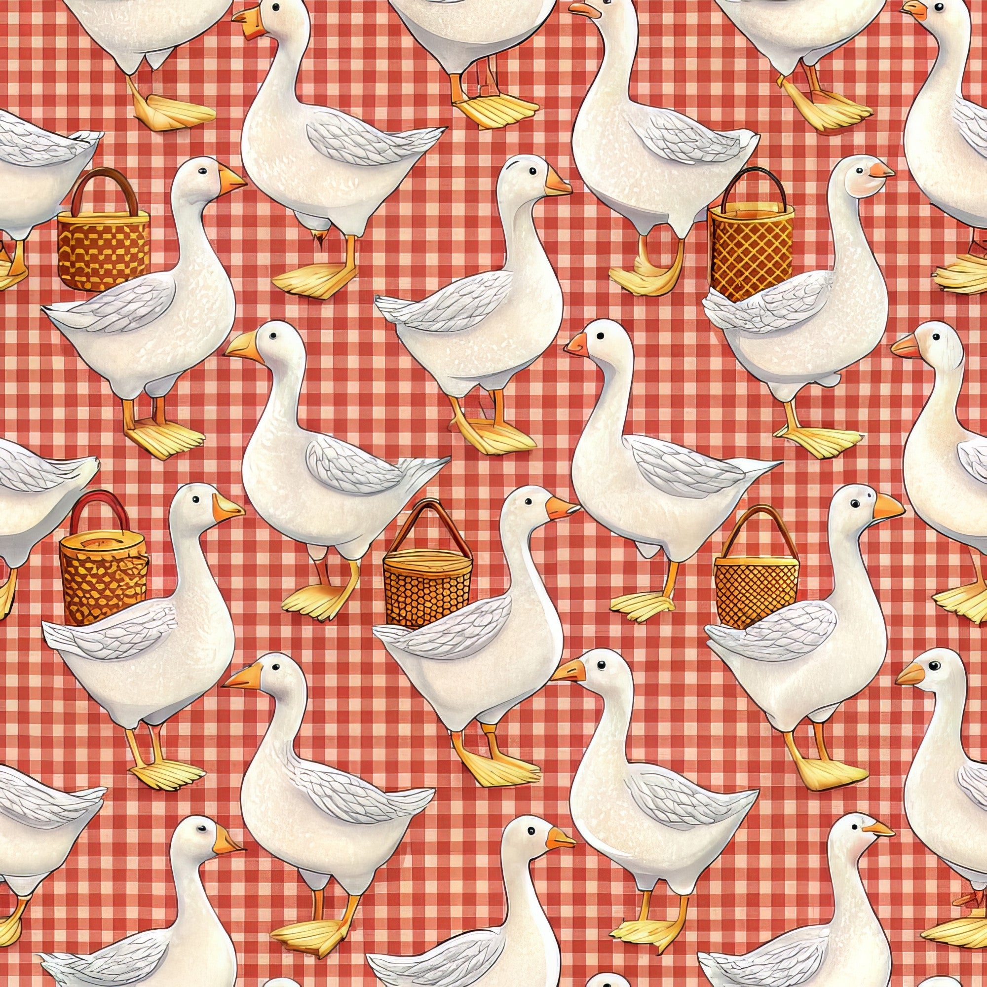 Gosling Plaid Pattern 2 Minky Fabric