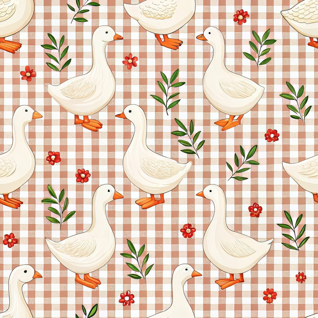 Gosling Plaid Pattern 3 Minky Fabric