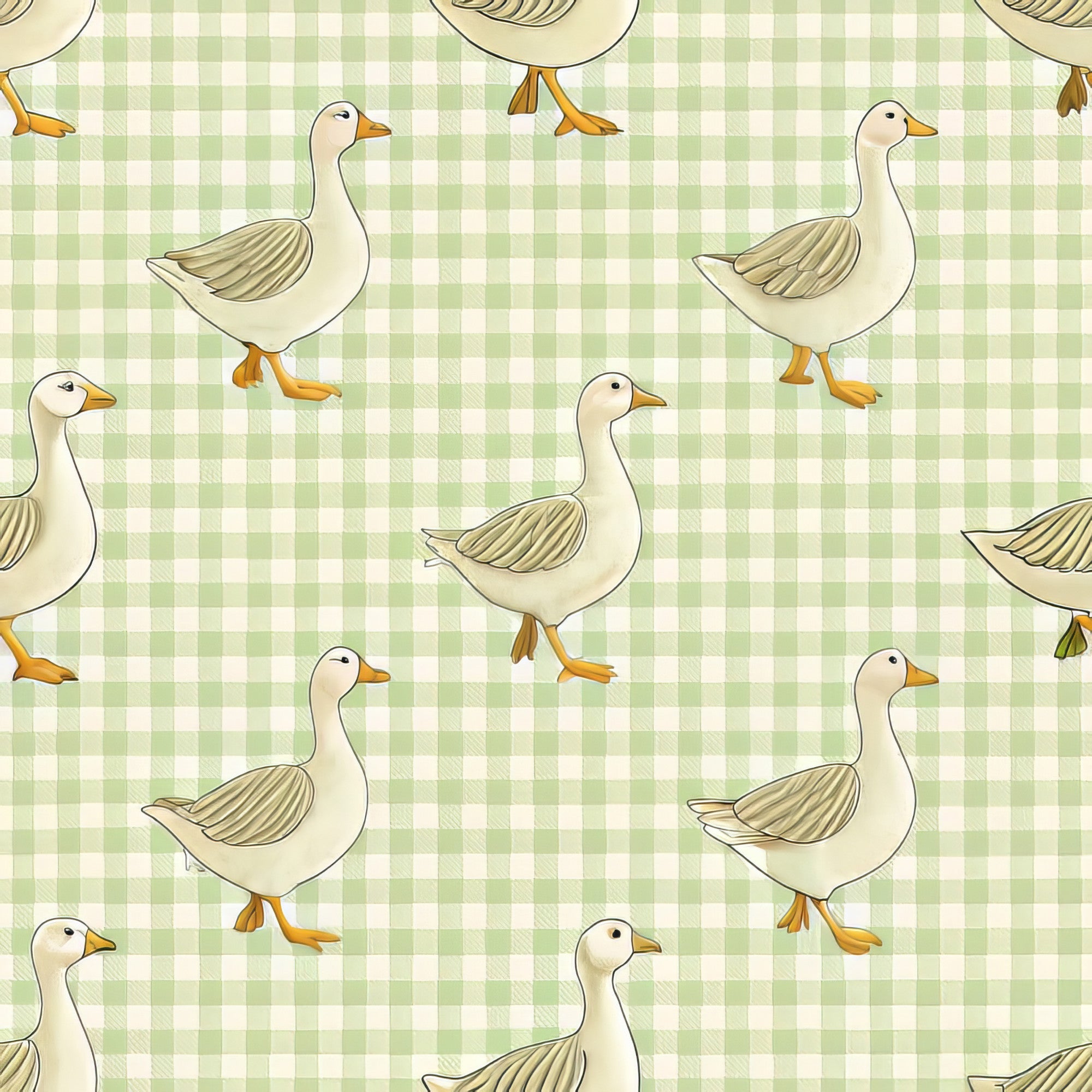 Gosling Plaid Pattern 5 Minky Fabric