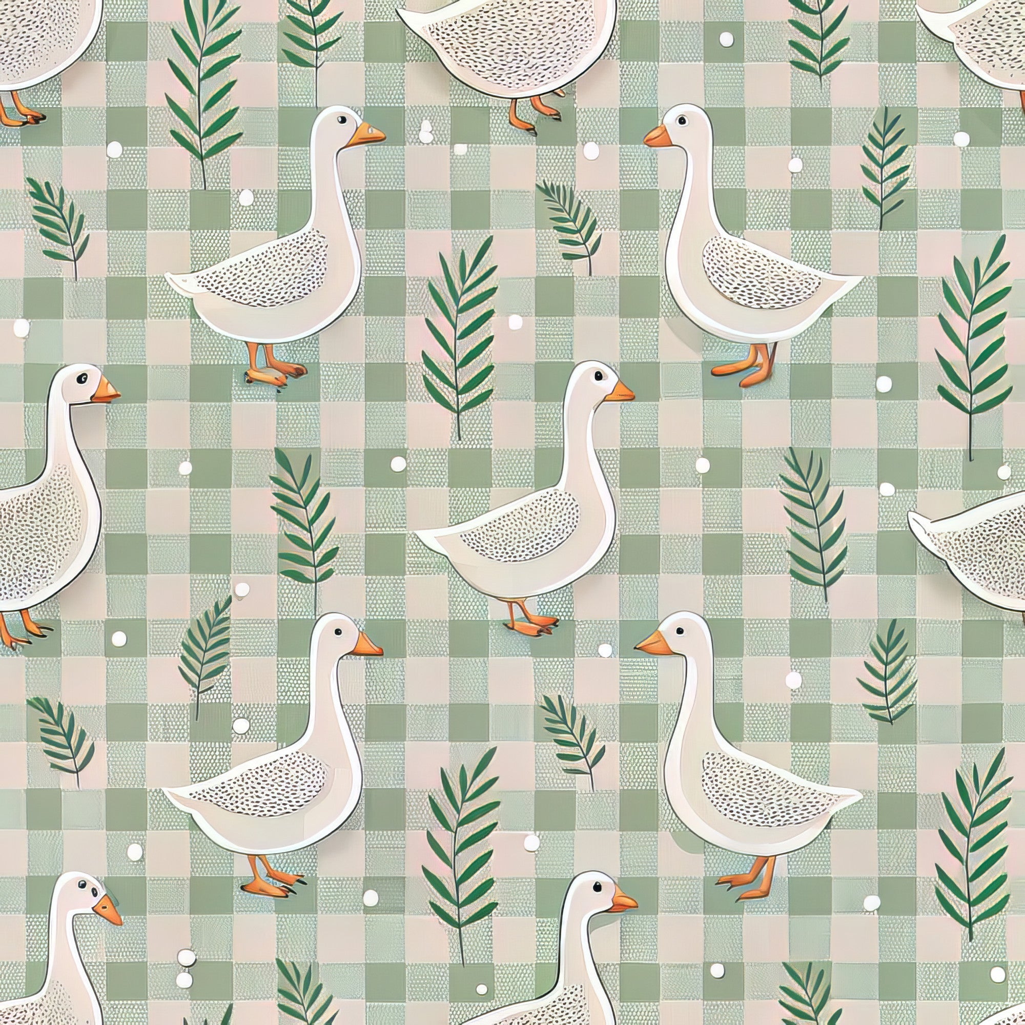 Gosling Plaid Pattern 6 Minky Fabric