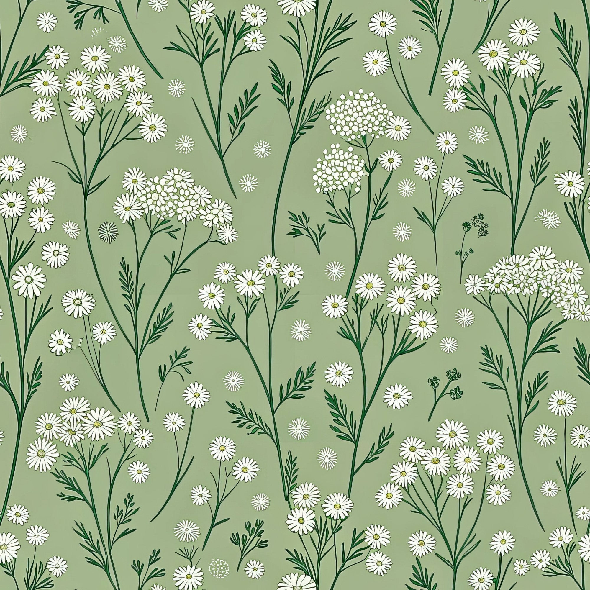 Sage Homestead Pattern 1 Minky Fabric