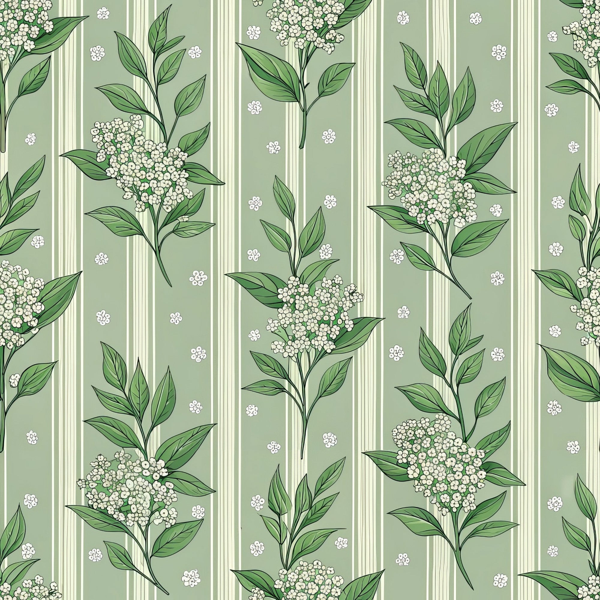 Sage Homestead Pattern 10 Minky Fabric