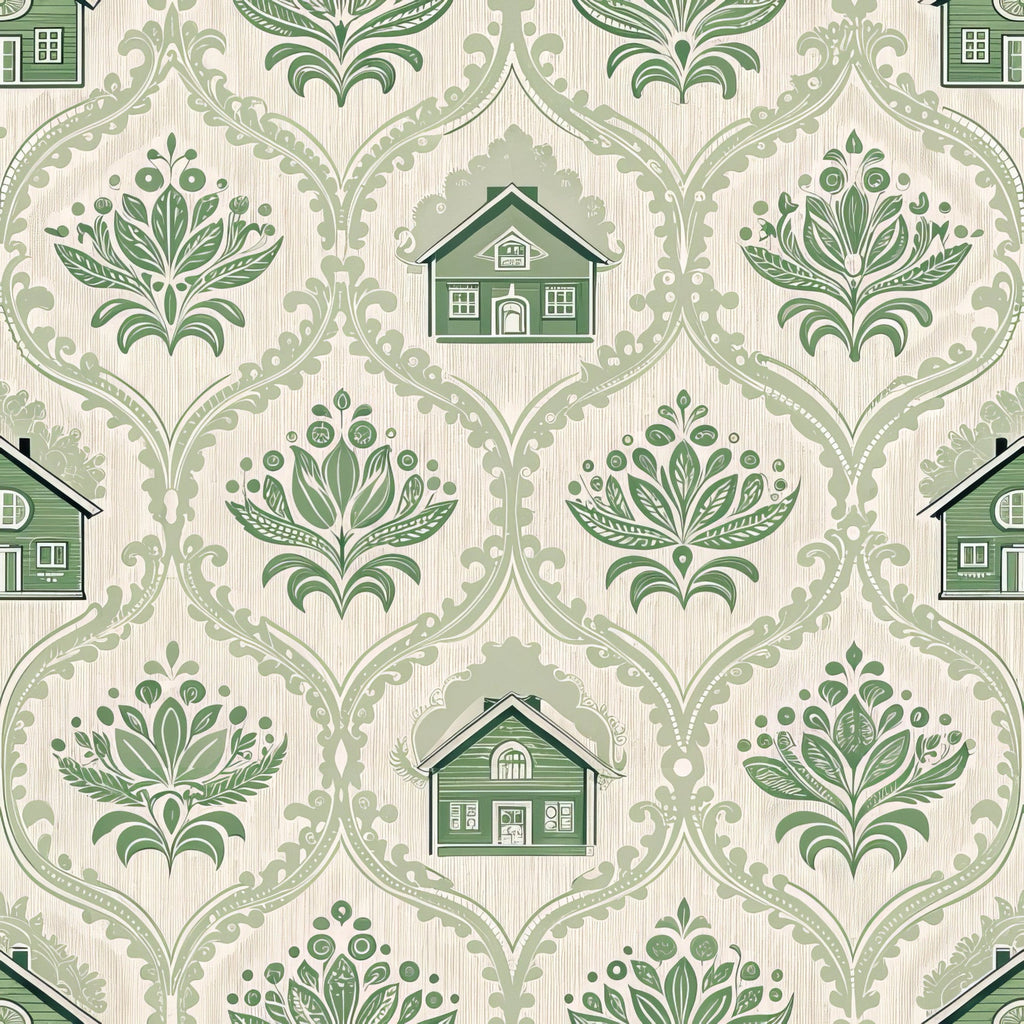 Sage Homestead Pattern 6 Minky Fabric