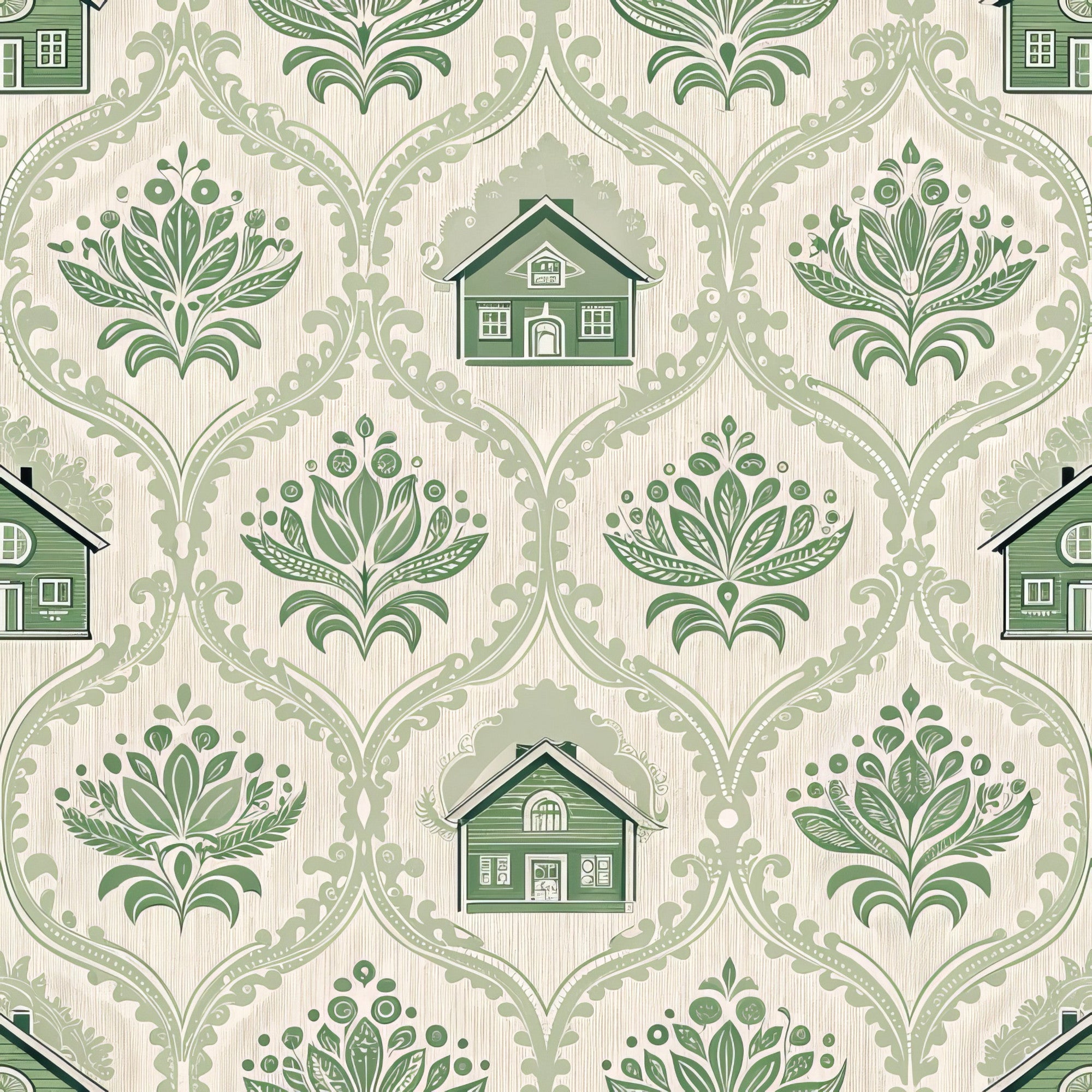 Sage Homestead Pattern 6 Minky Fabric