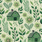 Sage Homestead Pattern 8 Minky Fabric