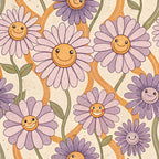 Lavender Lattice Pattern 10 Minky Fabric