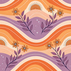 Lavender Lattice Pattern 13 Minky Fabric
