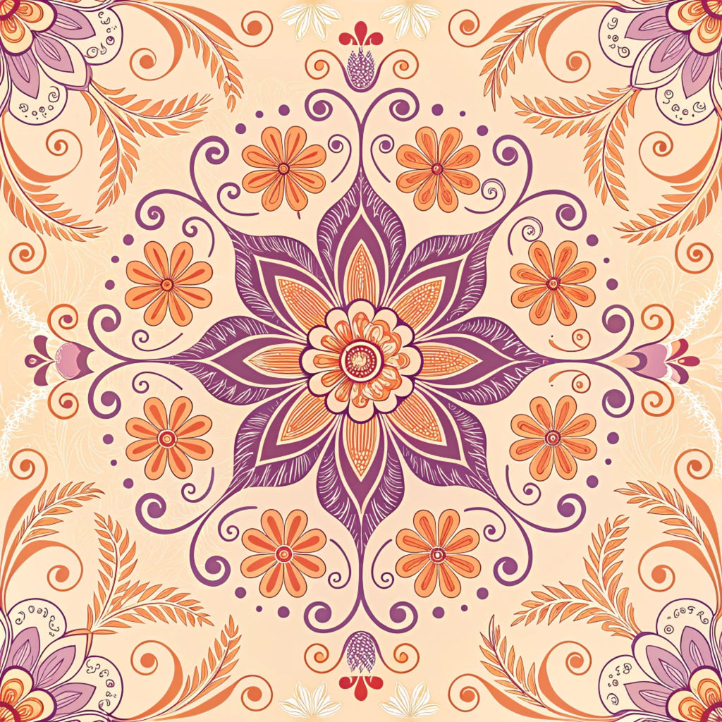 Lavender Lattice Pattern 18 Minky Fabric