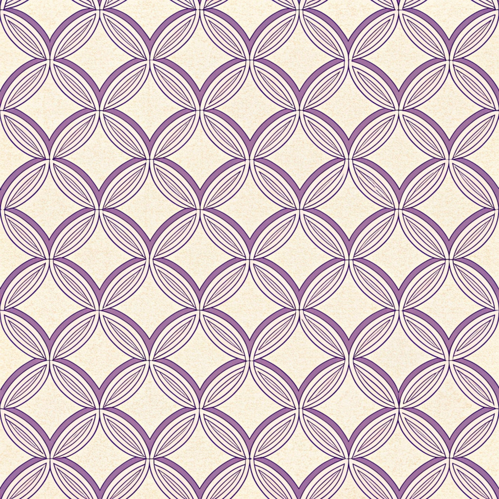 Lavender Lattice Pattern 19 Minky Fabric