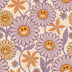 Lavender Lattice Pattern 9 Minky Fabric