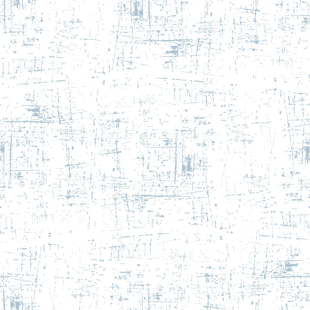 white background, pale blue, dusty blue, grunge texture, distressed pattern, abstract design, scratched surface, weathered look, vintage style,, fabric panel, textured print, faded appearance, rustic charm, shabby chic, crosshatch marks, worn effect, subtle pattern, cotton fabric, craft material