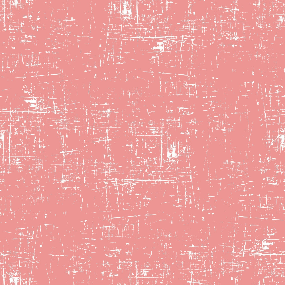 peach puff, coral pink, white, grunge texture, distressed pattern, scratched surface, weathered look, abstract design, vintage style,, fabric panel, textured background, worn appearance, artistic overlay, rustic feel, mottled effect, cotton fabric, craft material, sewing supplies
