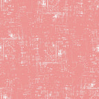peach puff, coral pink, white, grunge texture, distressed pattern, scratched surface, weathered look, abstract design, vintage style,, fabric panel, textured background, worn appearance, artistic overlay, rustic feel, mottled effect, cotton fabric, craft material, sewing supplies