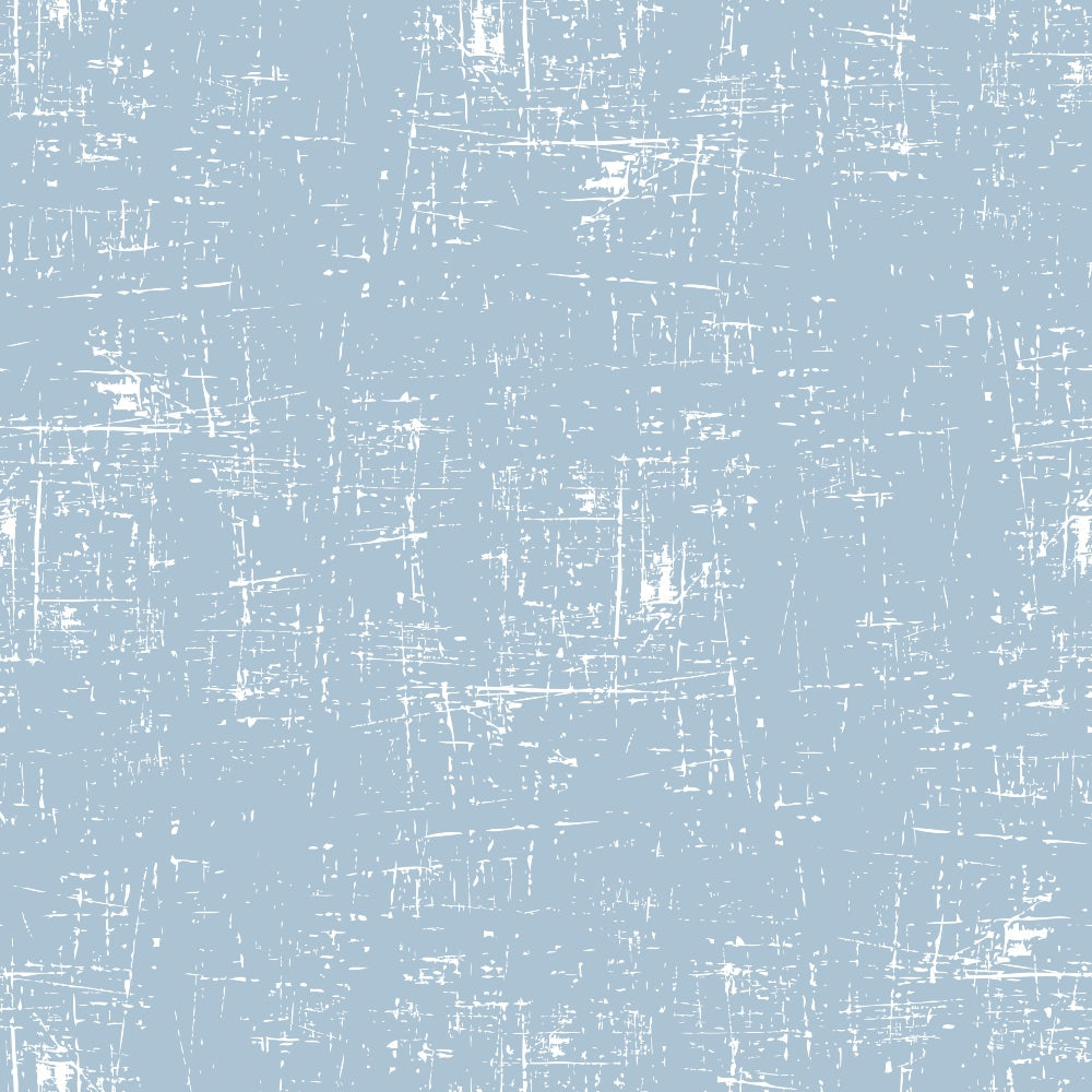 pale blue, white, grunge texture, distressed pattern, scratched surface, weathered look, abstract design, crosshatch marks, vintage style,, fabric panel, textured background, worn appearance, artistic texture, mottled finish, contemporary fabric, crafting material, sewing supplies