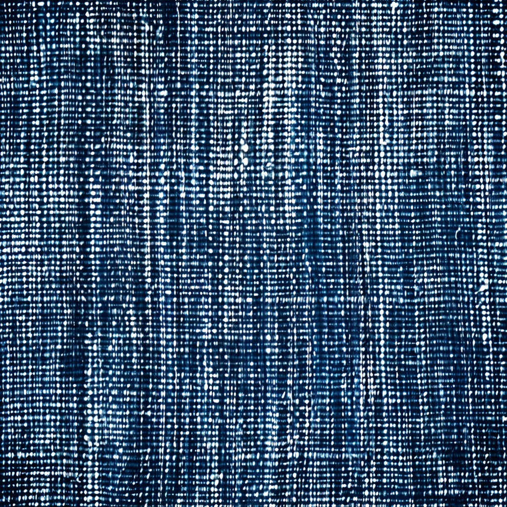 Indigo Weave Pattern 1 Minky Fabric