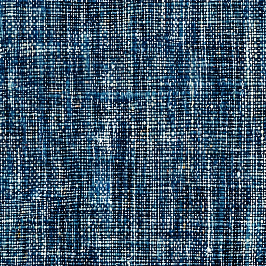 Indigo Weave Pattern 10 Minky Fabric