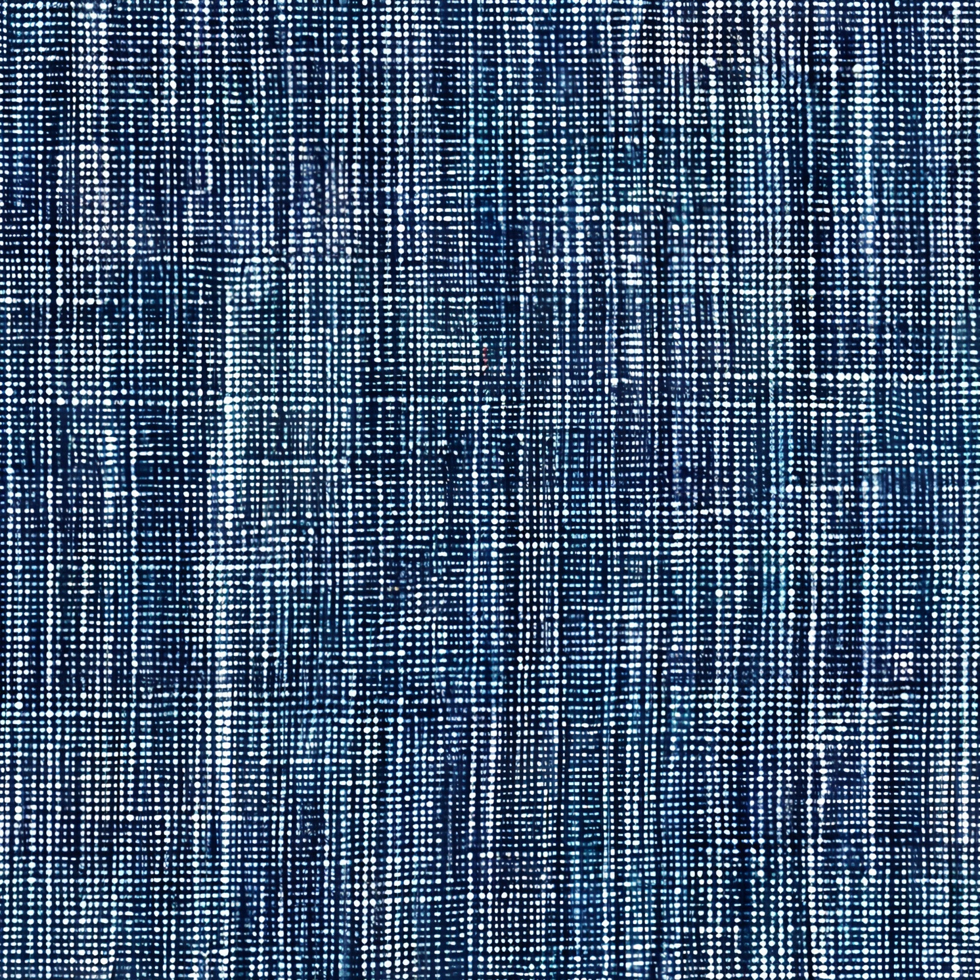 Indigo Weave Pattern 13 Minky Fabric