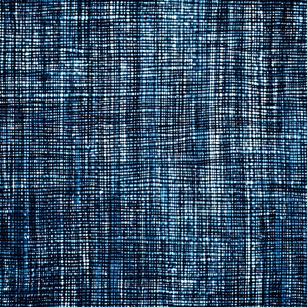 Indigo Weave Pattern 3 Minky Fabric